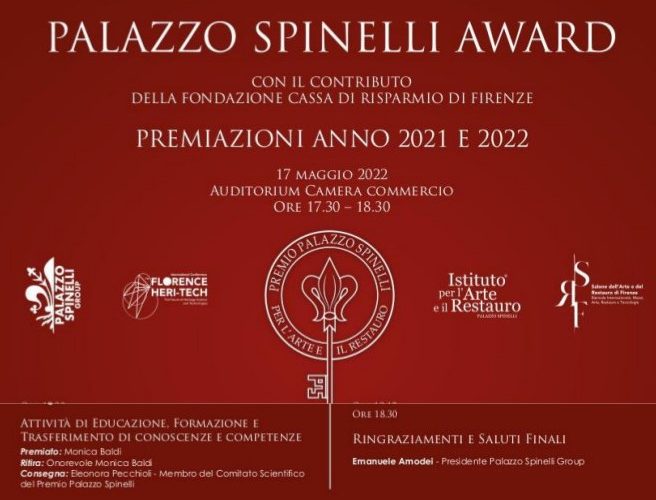 Monica Baldi, Premio Palazzo Spinelli 2021