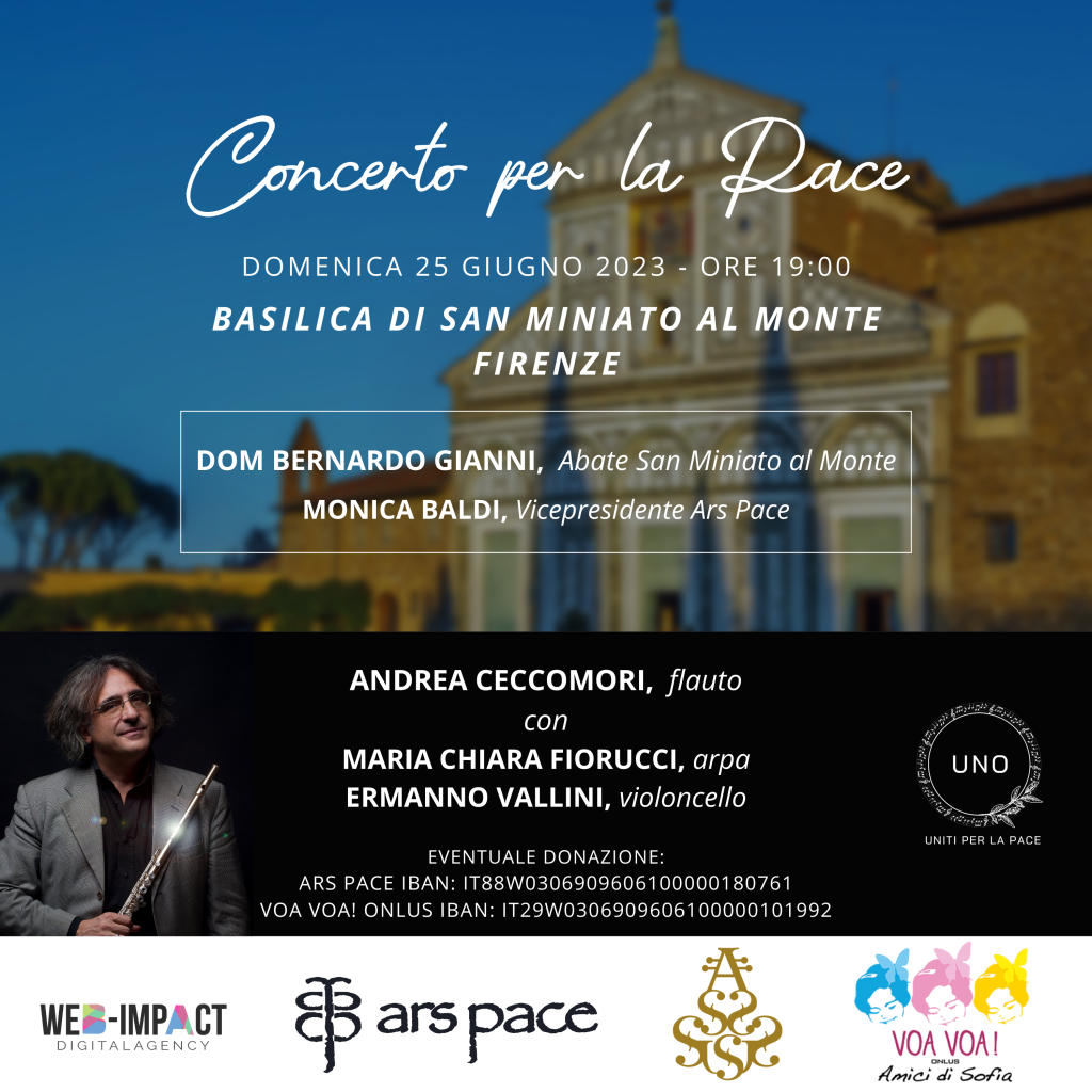 Concerto per la Pace, Basilica San Miniato, Firenze