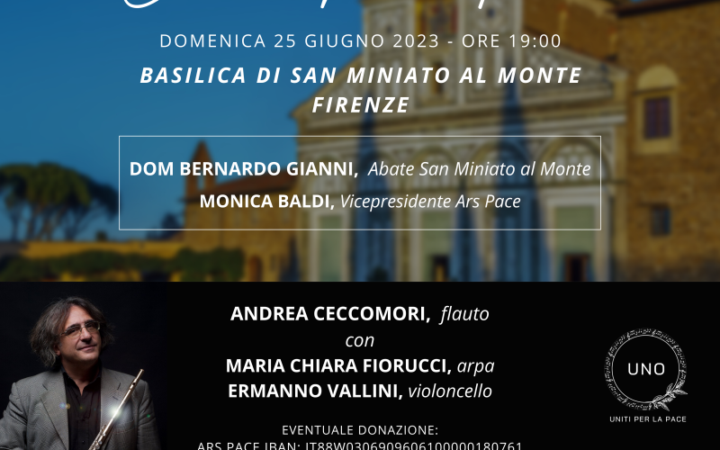Concerto per la Pace, Basilica San Miniato, Firenze