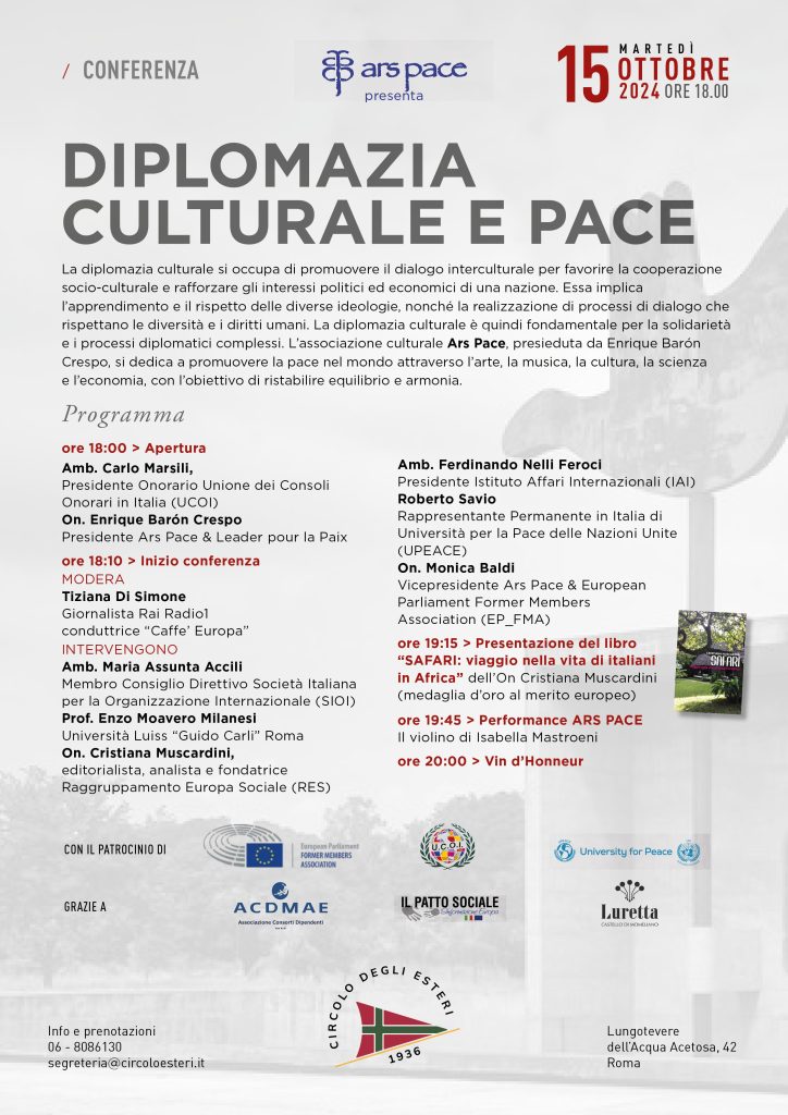 DIPLOMAZIA CULTURALE E PACE, Roma