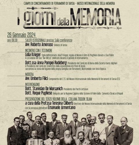 I Giorni della Memoria, Tarsia