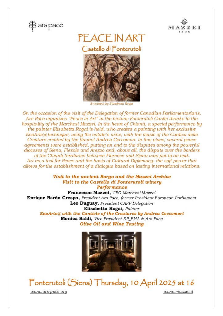 “PEACE IN ART”, Fonterutoli
